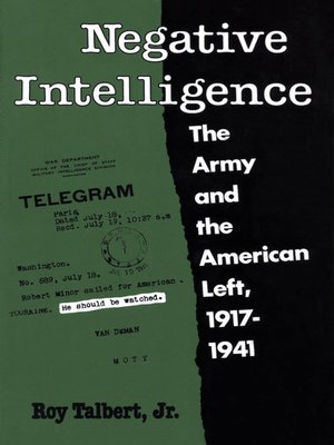 cover image of Negative Intelligence